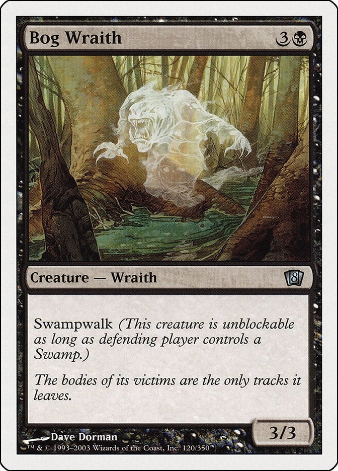 Image for Bog Wraith (120) (8ED) - Magic: The Gathering