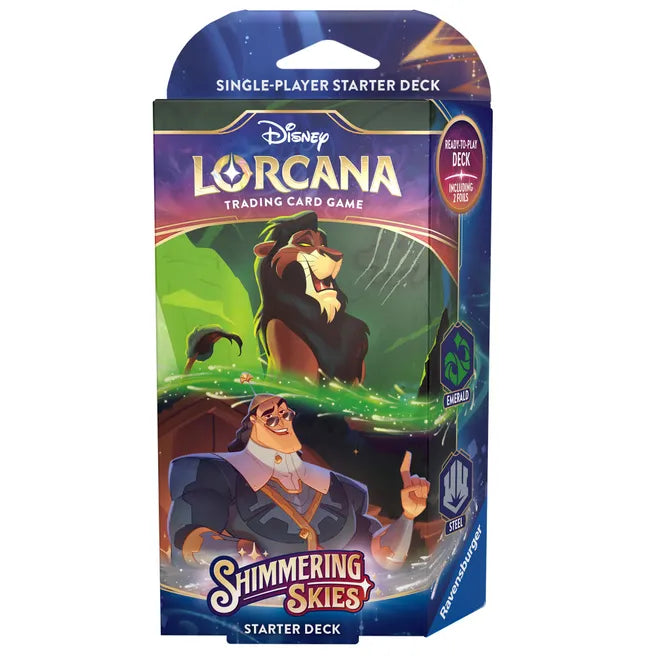 Disney Lorcana - Shimmering Skies - Emerald & Steel Starter Deck (Copy)