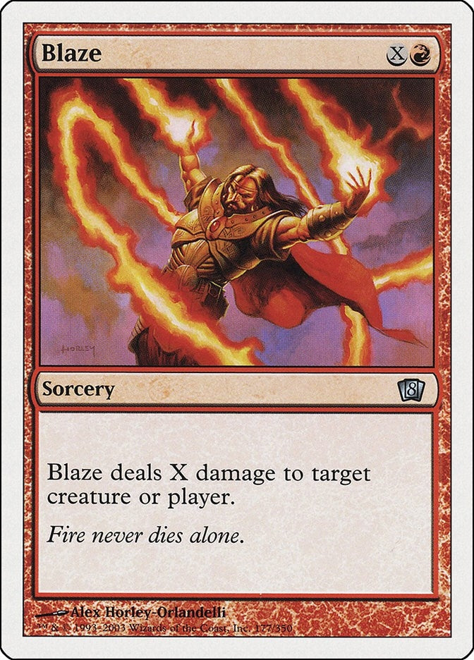 Image for Blaze (177) (8ED) - Magic: The Gathering