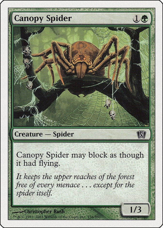Image for Canopy Spider (236) (8ED) - Magic: The Gathering