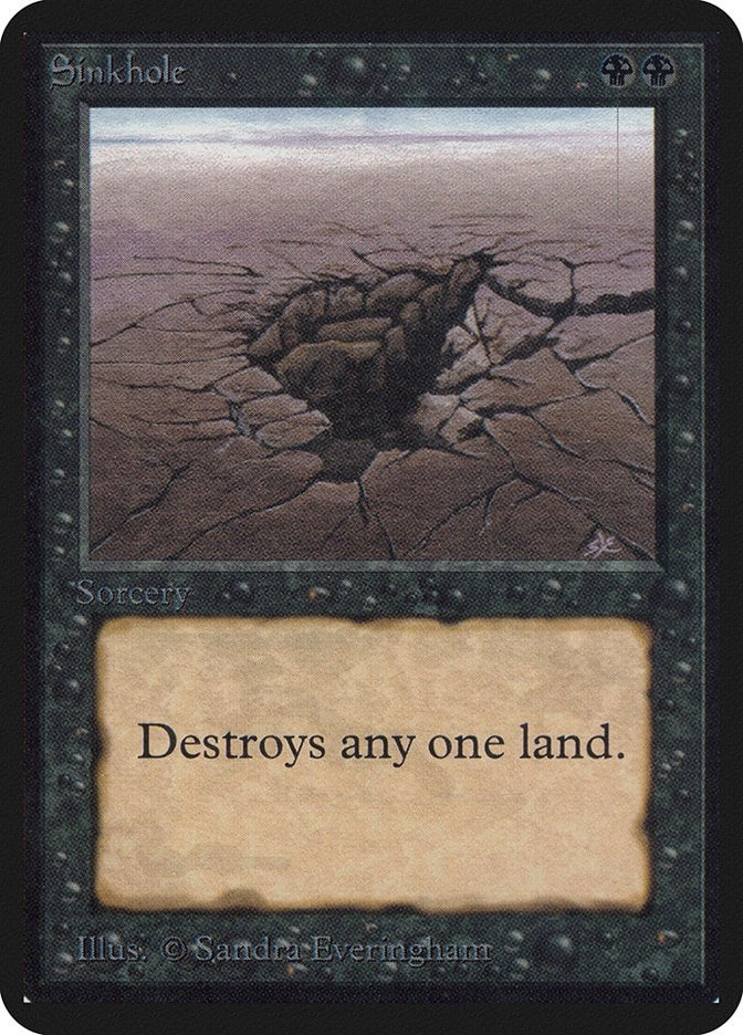 Image for Sinkhole (LEA) - Magic: The Gathering