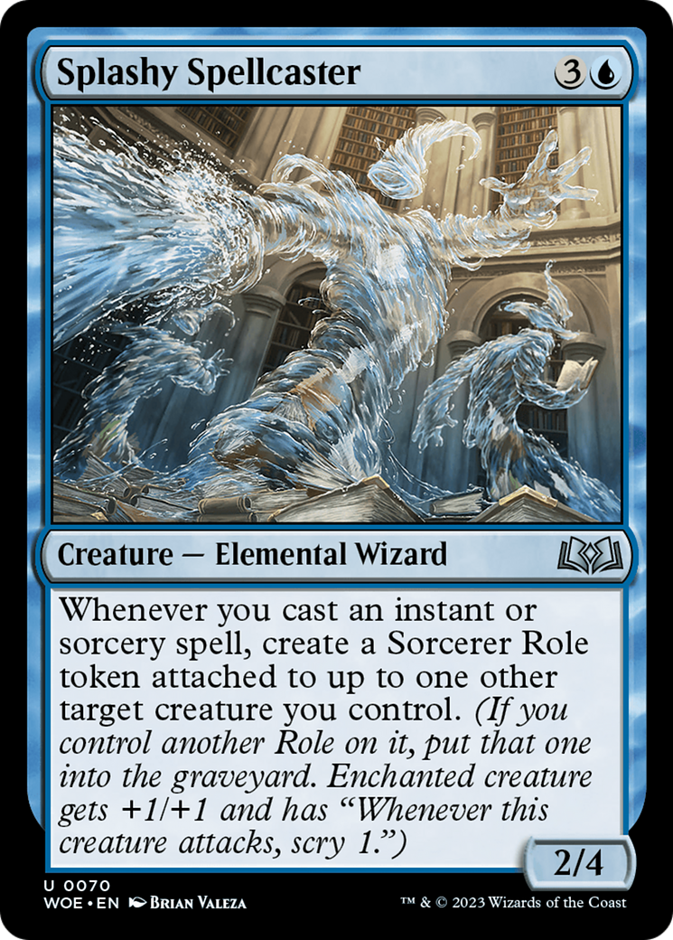 Splashy Spellcaster (70) (WOE)