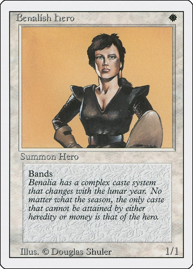 Image for Benalish Hero (3ED) - Magic: The Gathering