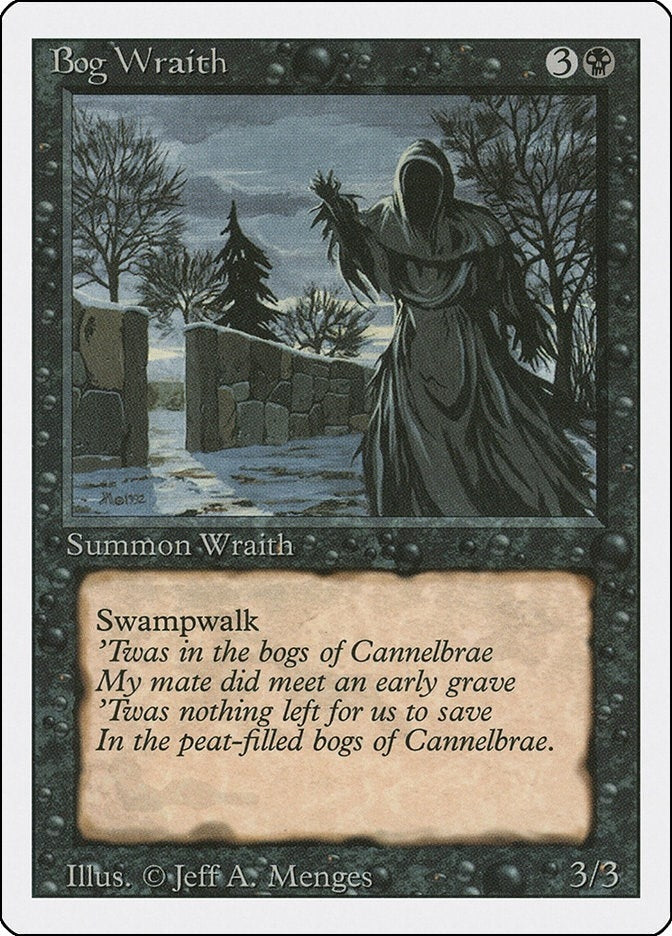 Image for Bog Wraith (3ED) - Magic: The Gathering