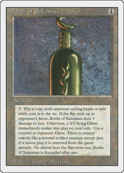 Bottle of Suleiman (3ED)