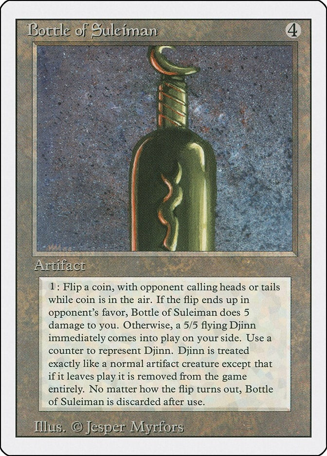 Image for Bottle of Suleiman (3ED) - Magic: The Gathering