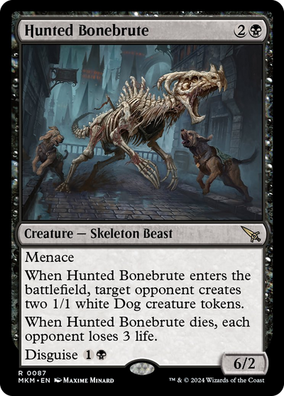 Hunted Bonebrute (87) (MKM)