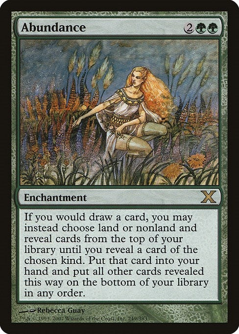 Image for Abundance (249) (10E) - Magic: The Gathering