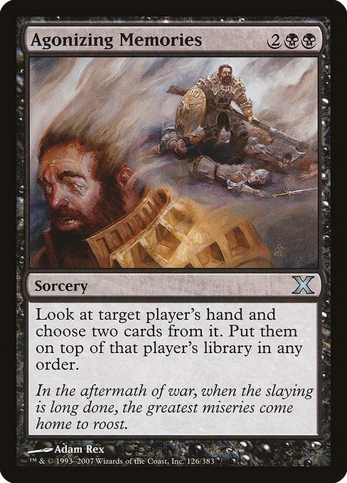 Image for Agonizing Memories (126) (10E) - Magic: The Gathering