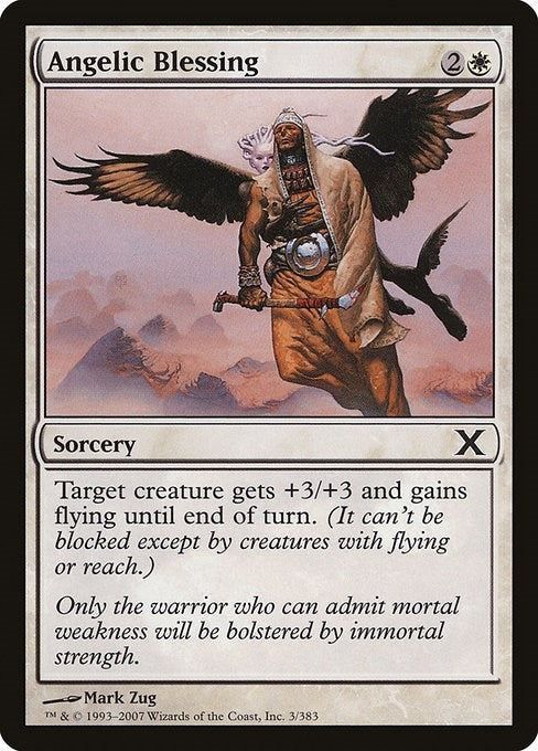 Image for Angelic Blessing (3) (10E) - Magic: The Gathering