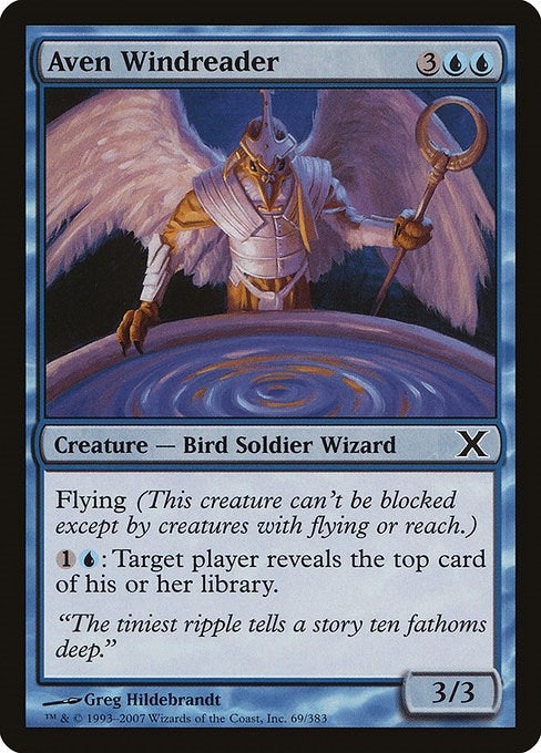Image for Aven Windreader (69) (10E) - Magic: The Gathering