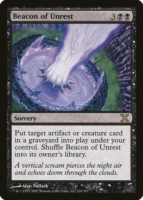 Image for Beacon of Unrest (129) (10E) - Magic: The Gathering