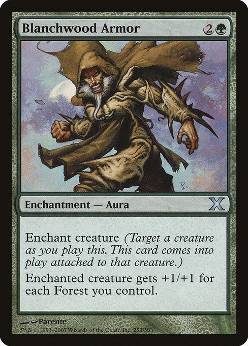 Image for Blanchwood Armor (253) (10E) - Magic: The Gathering