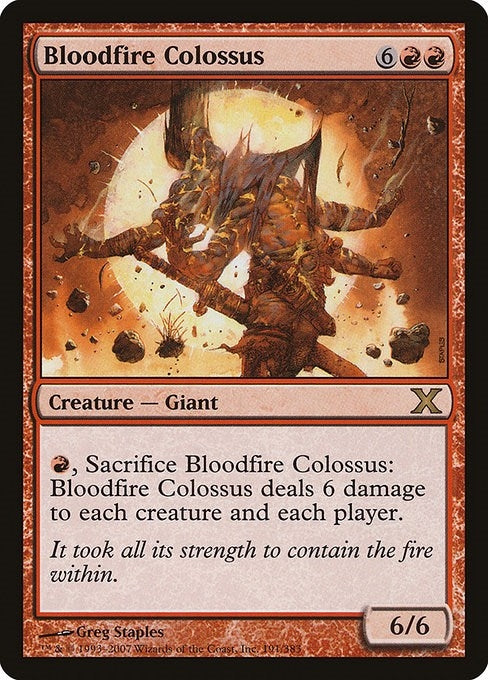 Image for Bloodfire Colossus (191) (10E) - Magic: The Gathering