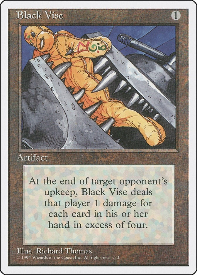 Image for Black Vise (317) (4ED) - Magic: The Gathering