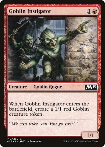 Goblin Instigator (142) (M19)