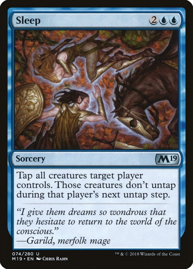 Image for Sleep (74) (M19) - Magic: The Gathering