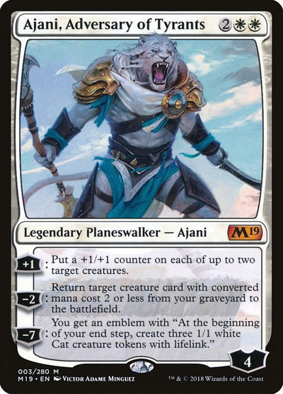 Ajani, Adversary of Tyrants (3) (M19)