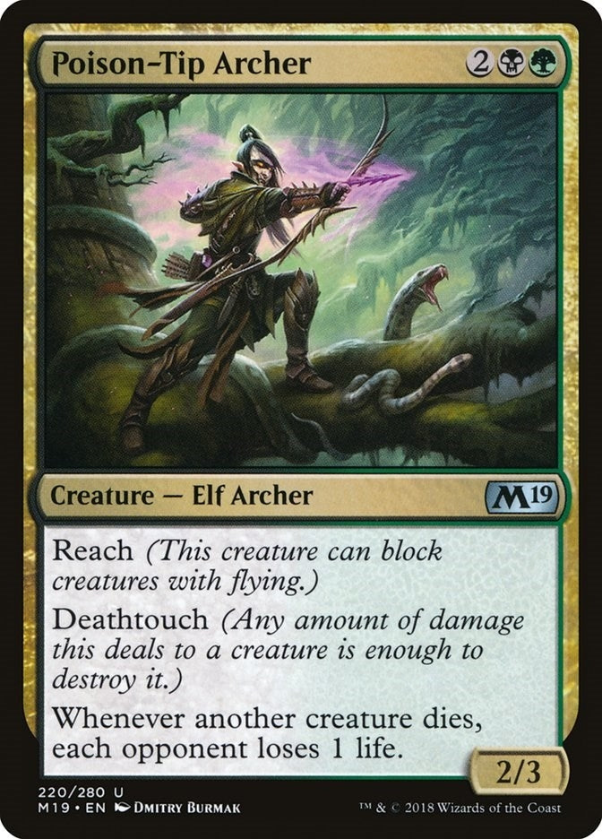 Image for Poison-Tip Archer (220) (M19) - Magic: The Gathering