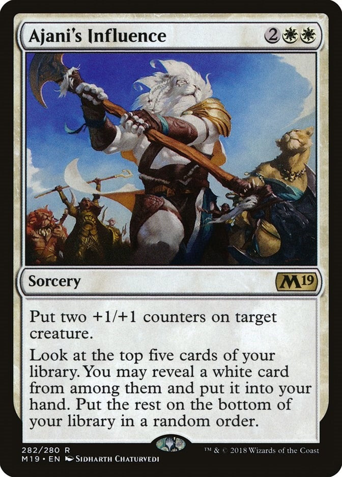 Image for Ajani's Influence (282) (M19) - Magic: The Gathering