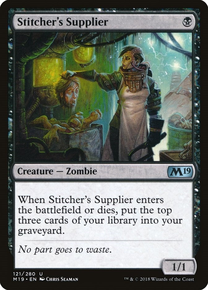 Image for Stitcher's Supplier (121) (M19) - Magic: The Gathering