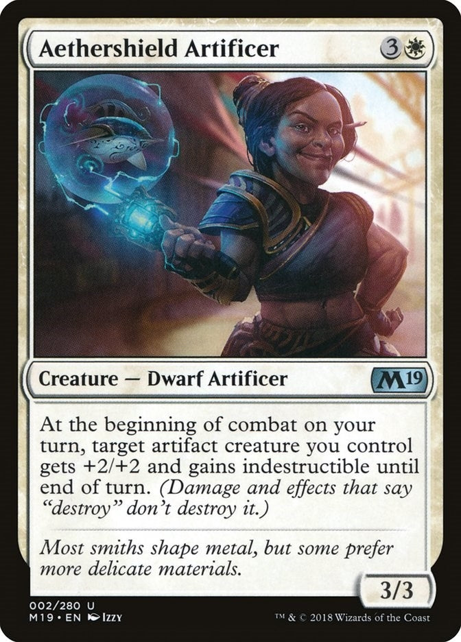 Image for Aethershield Artificer (2) (M19) - Magic: The Gathering