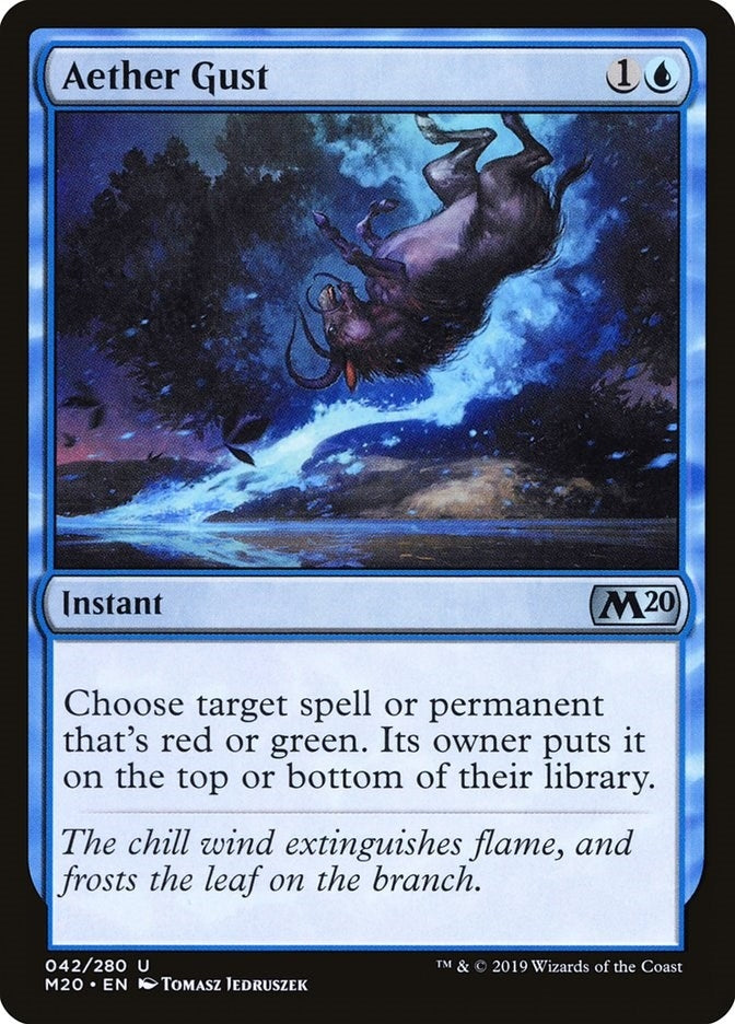 Image for Aether Gust (42) (M20) - Magic: The Gathering