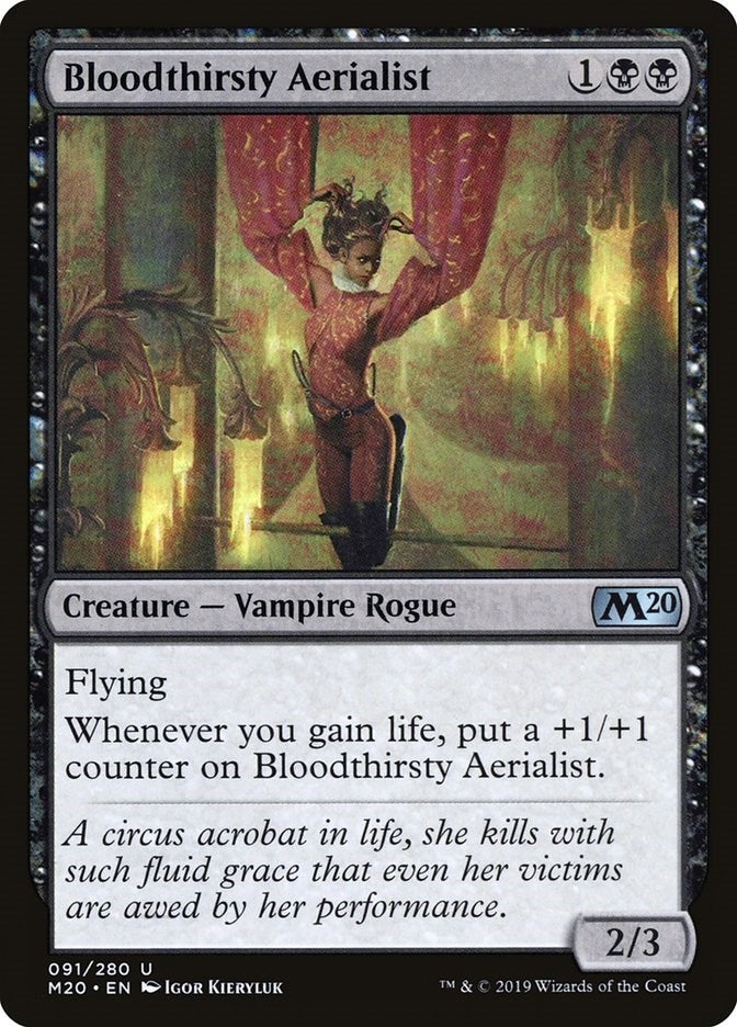 Image for Bloodthirsty Aerialist (91) (M20) - Magic: The Gathering