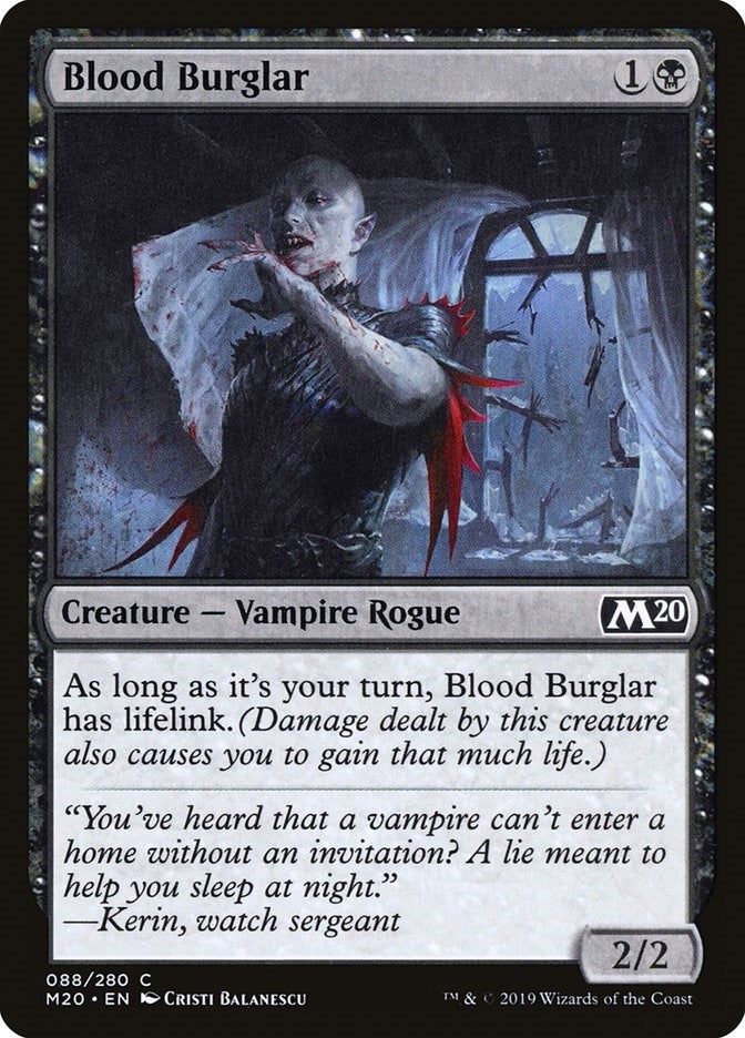 Image for Blood Burglar (88) (M20) - Magic: The Gathering