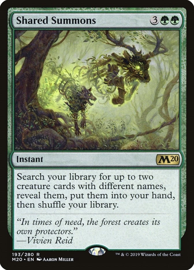 Image for Shared Summons (193) (M20) - Magic: The Gathering