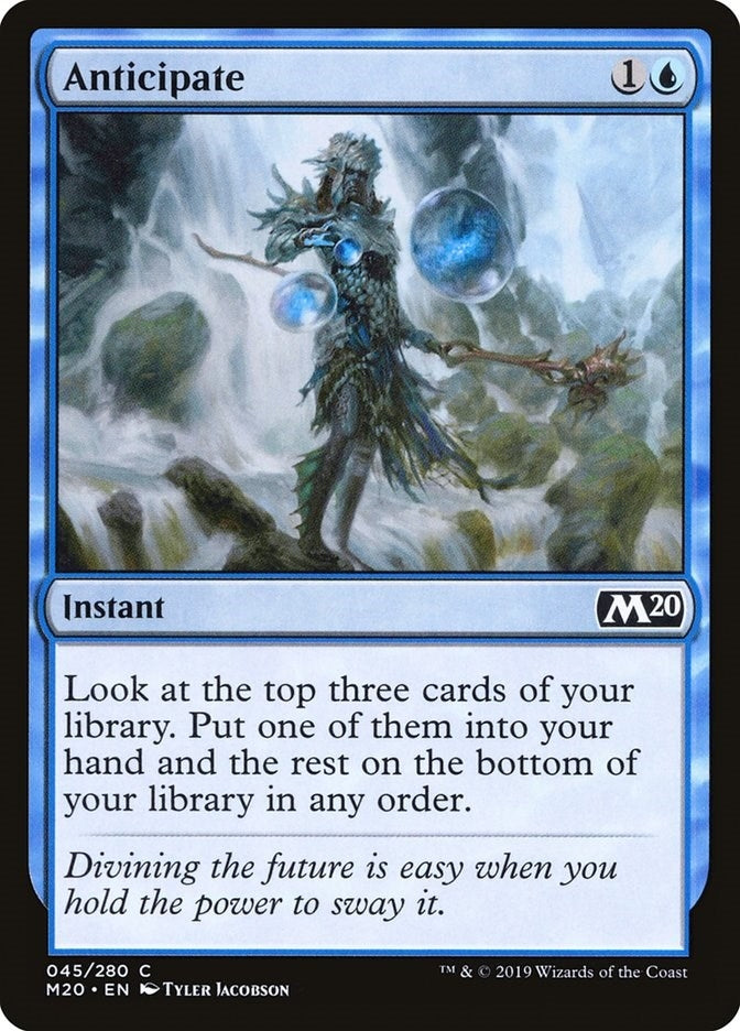 Image for Anticipate (45) (M20) - Magic: The Gathering