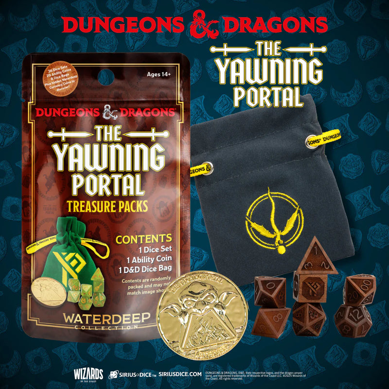 Dungeons & Dragons The Yawning Treasure Portal Pack: Waterdeep Collection | Sirius Dice