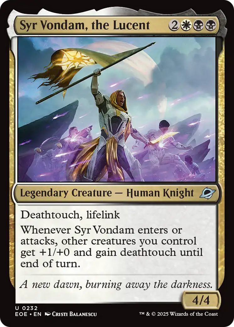 Syr Vondam, the Lucent (232) (EOE)