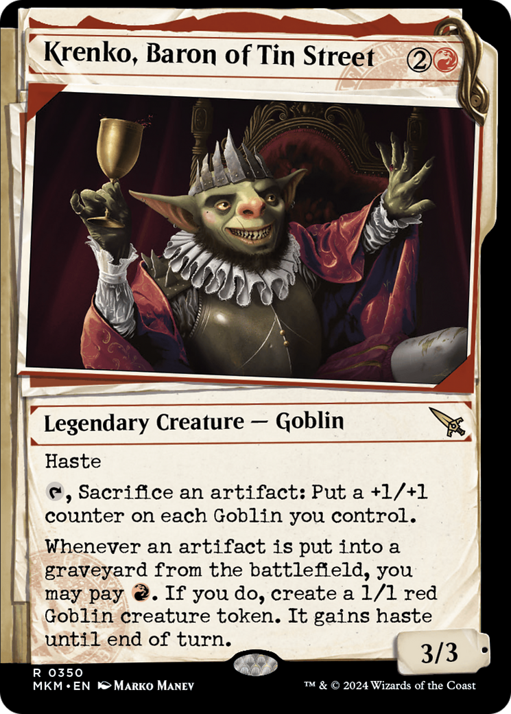 Krenko, Baron of Tin Street (Showcase) (350) (MKM)