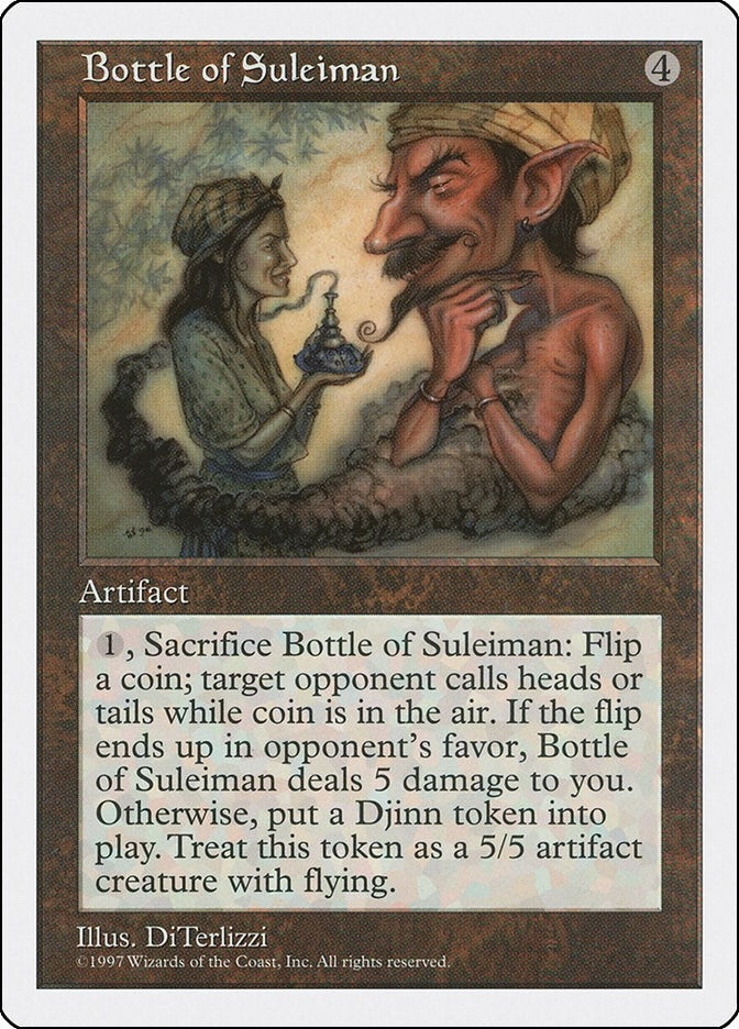 Image for Bottle of Suleiman (5ED) - Magic: The Gathering