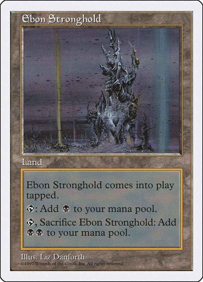 Image for Ebon Stronghold (5ED) - Magic: The Gathering