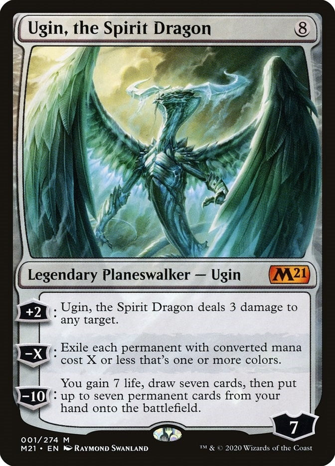 Image for Ugin, the Spirit Dragon (1) (M21) - Magic: The Gathering