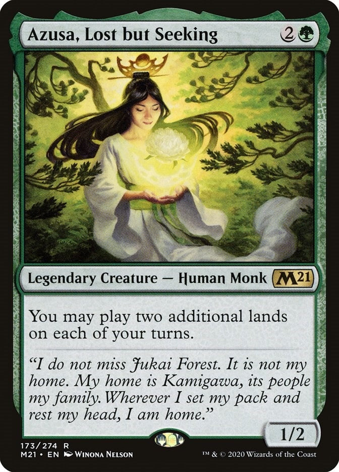 Image for Azusa, Lost but Seeking (173) (M21) - Magic: The Gathering