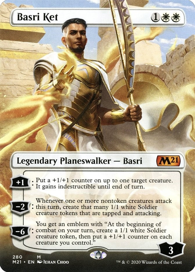 Image for Basri Ket (Borderless) (280) (M21) - Magic: The Gathering