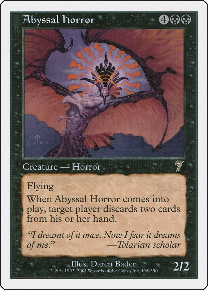 Image for Abyssal Horror (115) (7ED) - Magic: The Gathering