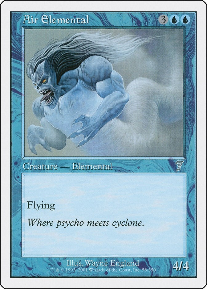 Image for Air Elemental (58) (7ED) - Magic: The Gathering