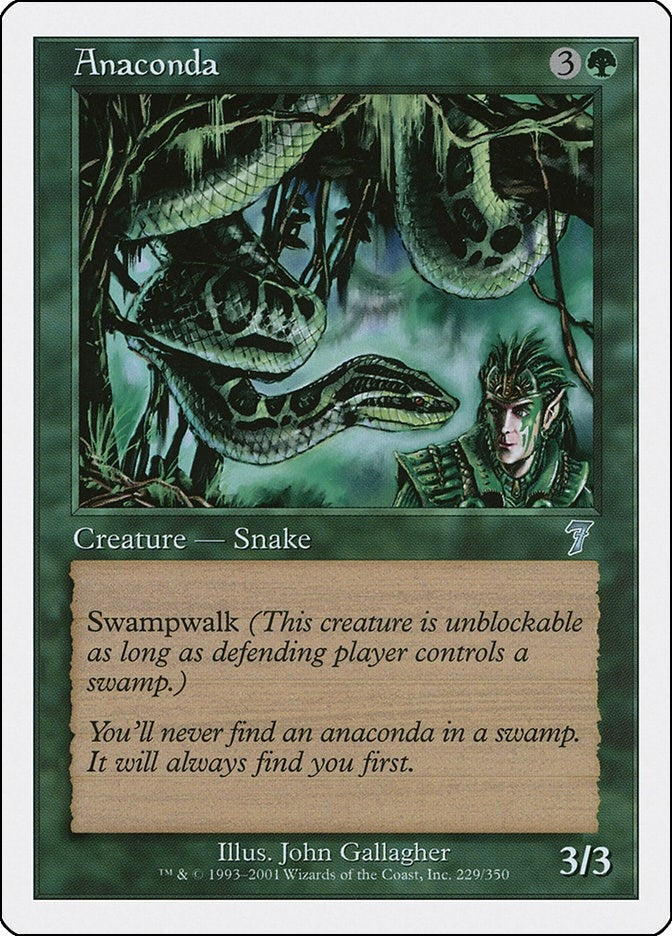 Image for Anaconda (229) (7ED) - Magic: The Gathering