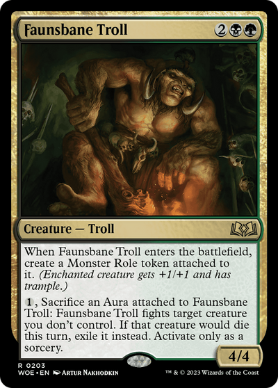 Faunsbane Troll (203) (WOE)