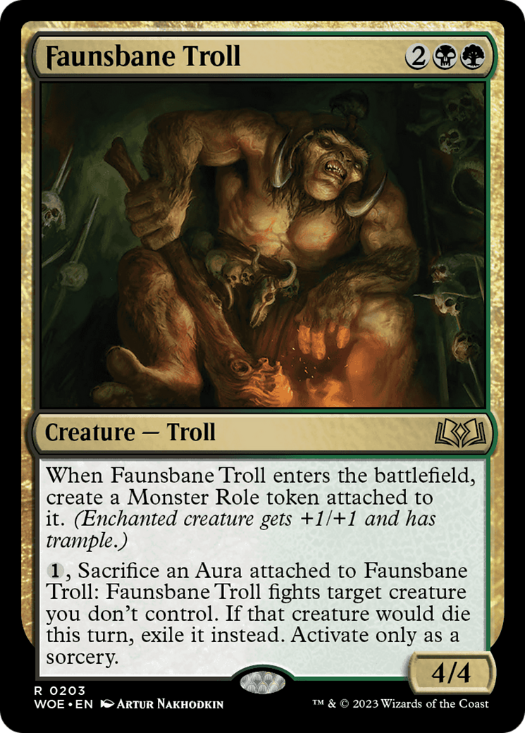 Faunsbane Troll (203) (WOE)