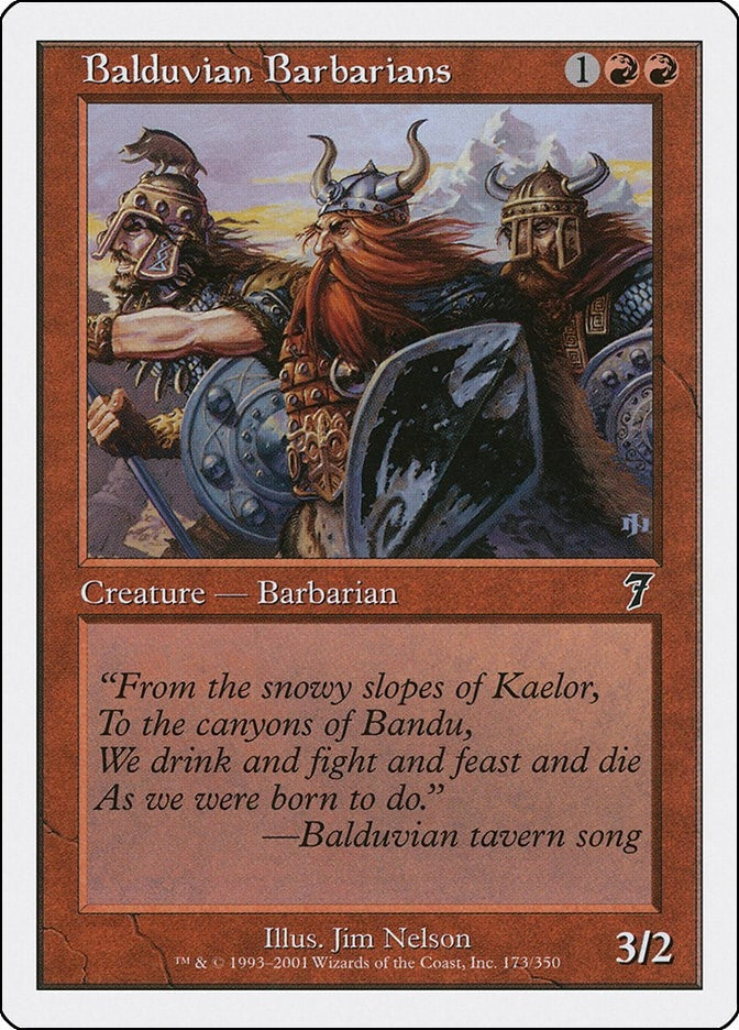 Image for Balduvian Barbarians (173) (7ED) - Magic: The Gathering