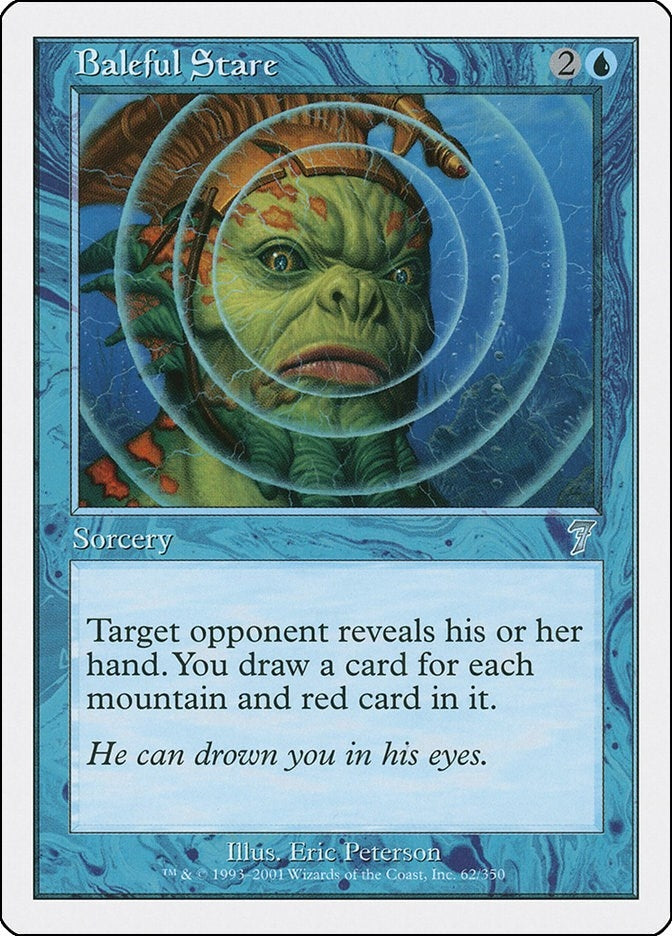 Image for Baleful Stare (62) (7ED) - Magic: The Gathering