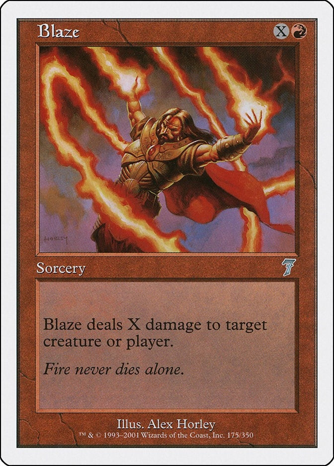 Image for Blaze (175) (7ED) - Magic: The Gathering