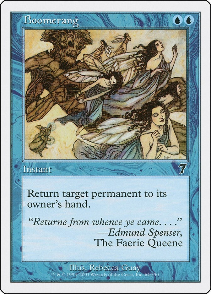Image for Boomerang (64) (7ED) - Magic: The Gathering