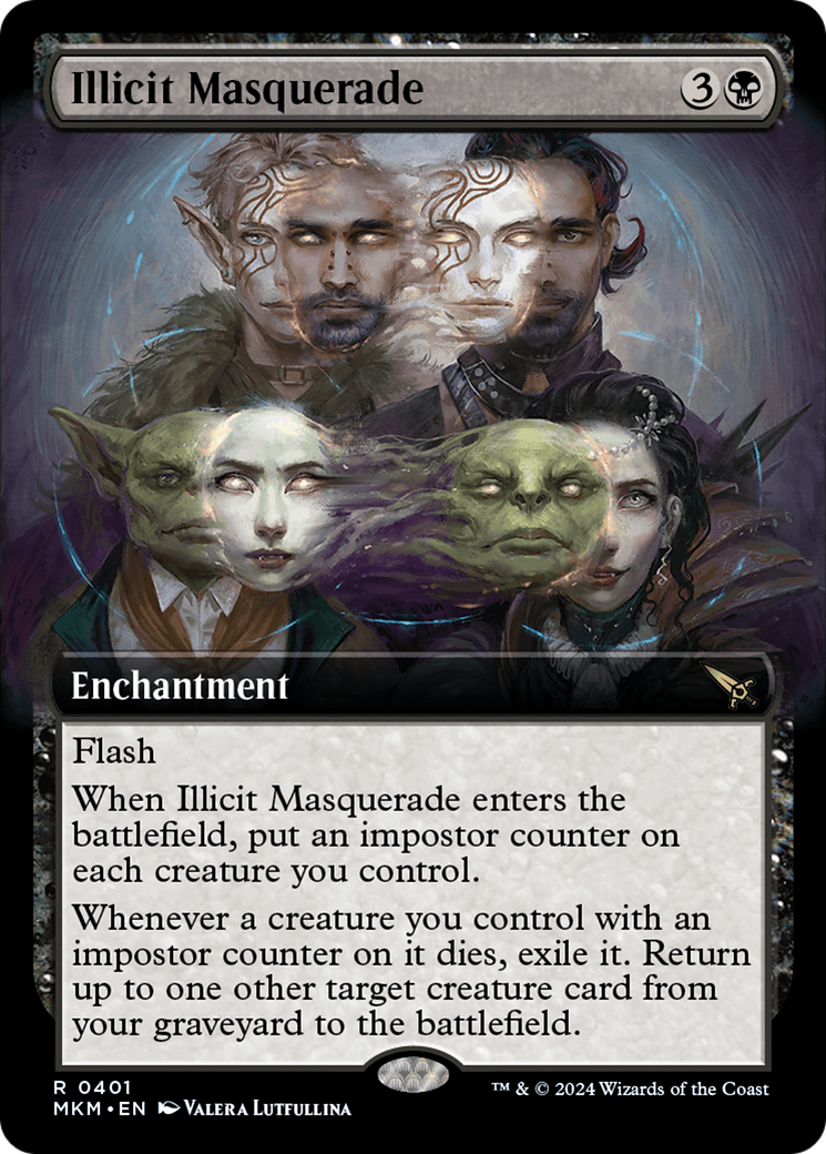 Illicit Masquerade (Extended Art) (401) (MKM)