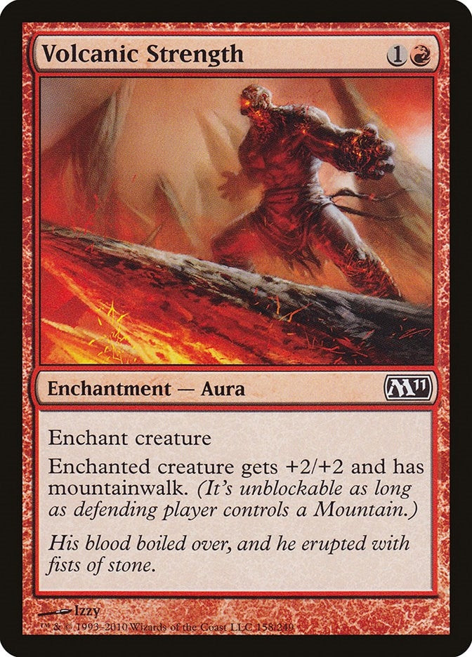 Image for Volcanic Strength (158) (M11) - Magic: The Gathering